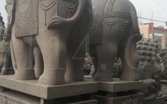 泉州雕刻石雕大象